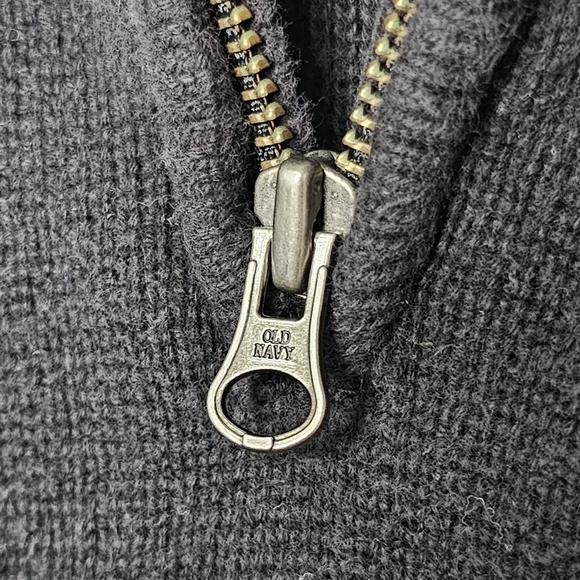 Men's Long-sleeved Pullover Heavyweight Knit Sweater, Black, XL, Old Navy - Picture 8 of 12